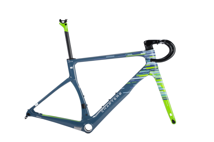 CHAPTER 2 - KOKO - COBALT - multi-colour Frame and Bar for experienced BMX riders